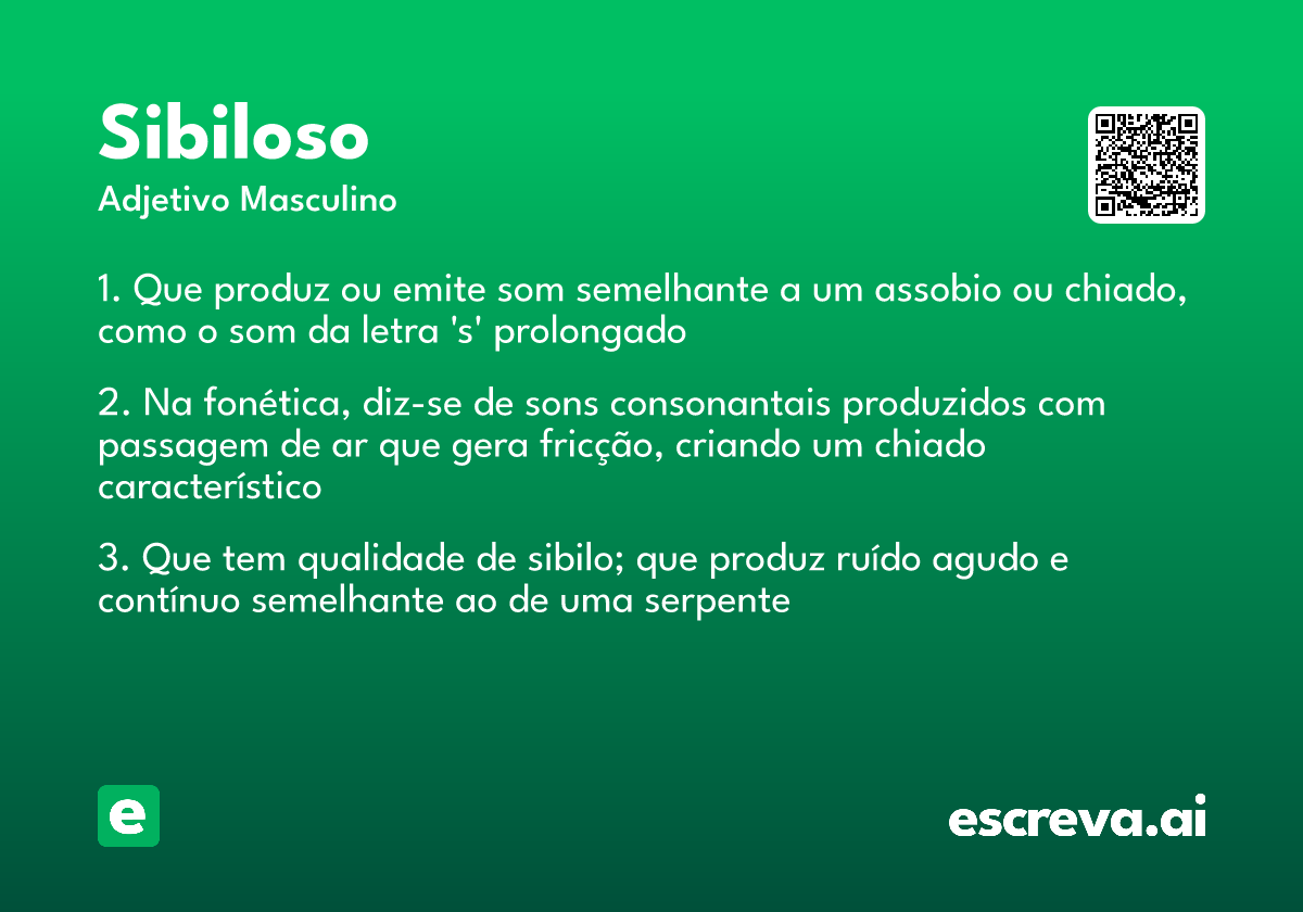 sibiloso