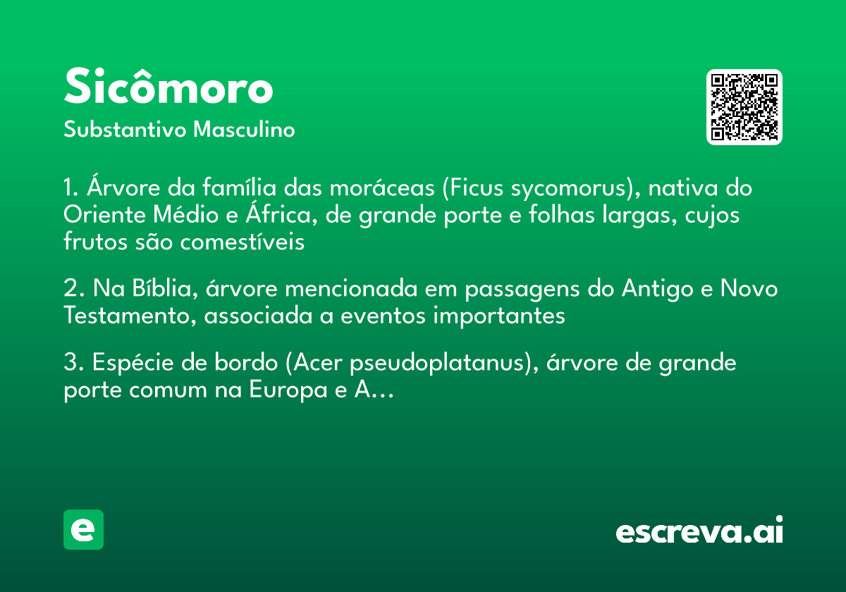 sicômoro
