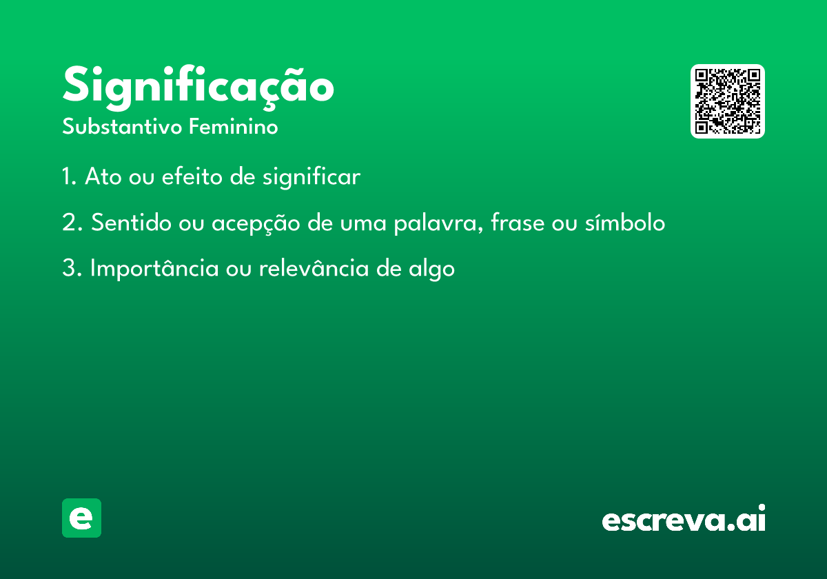significação