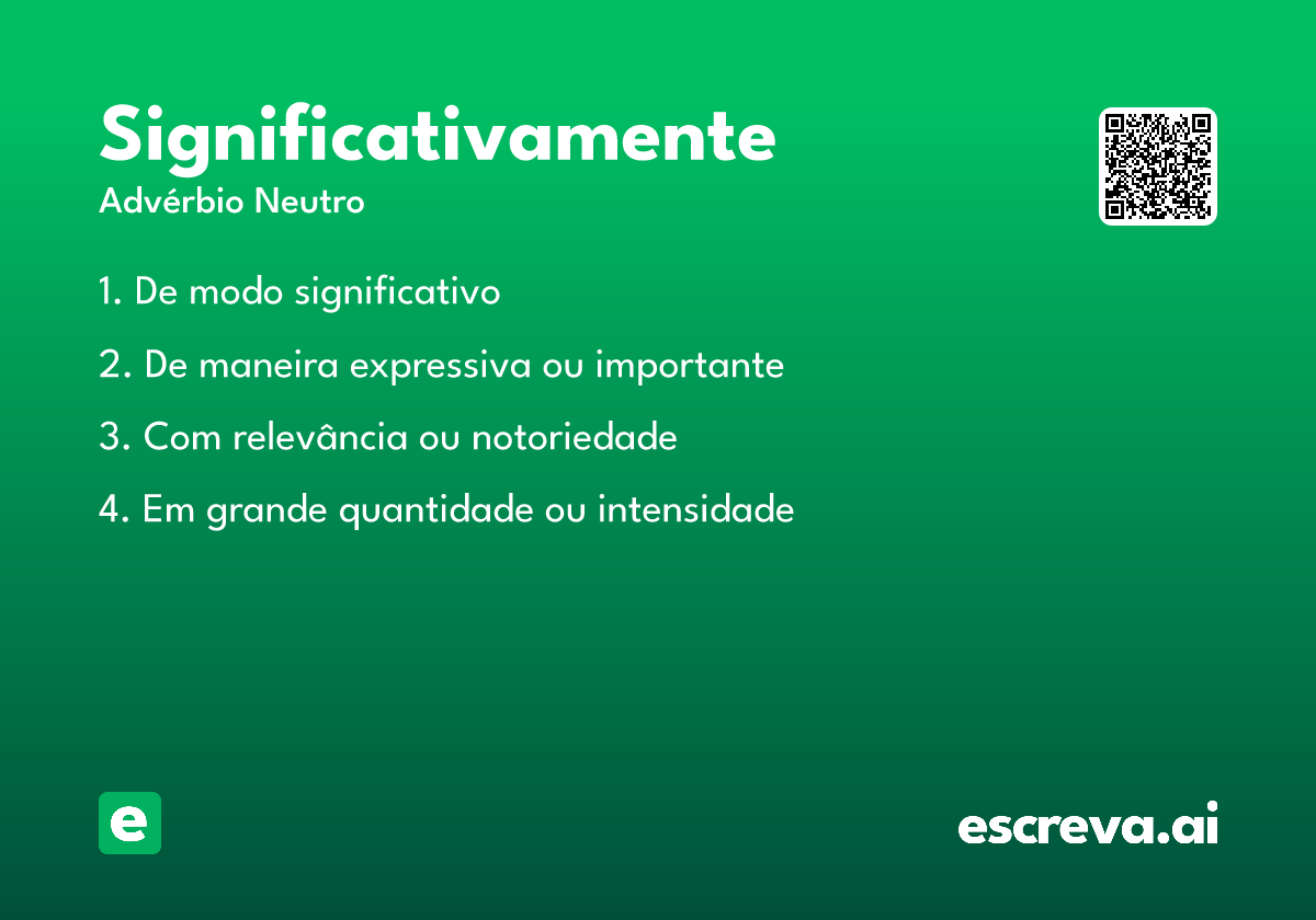 significativamente