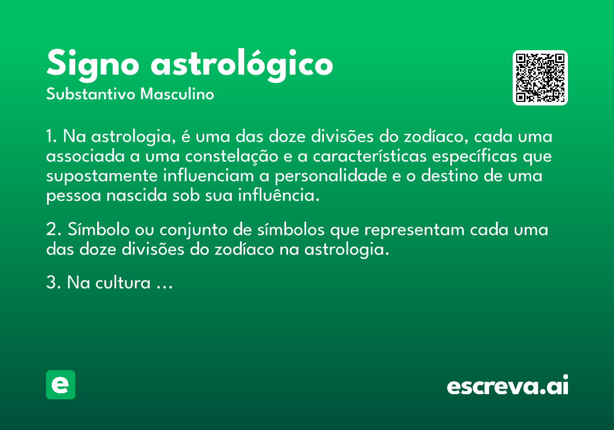 signo astrológico