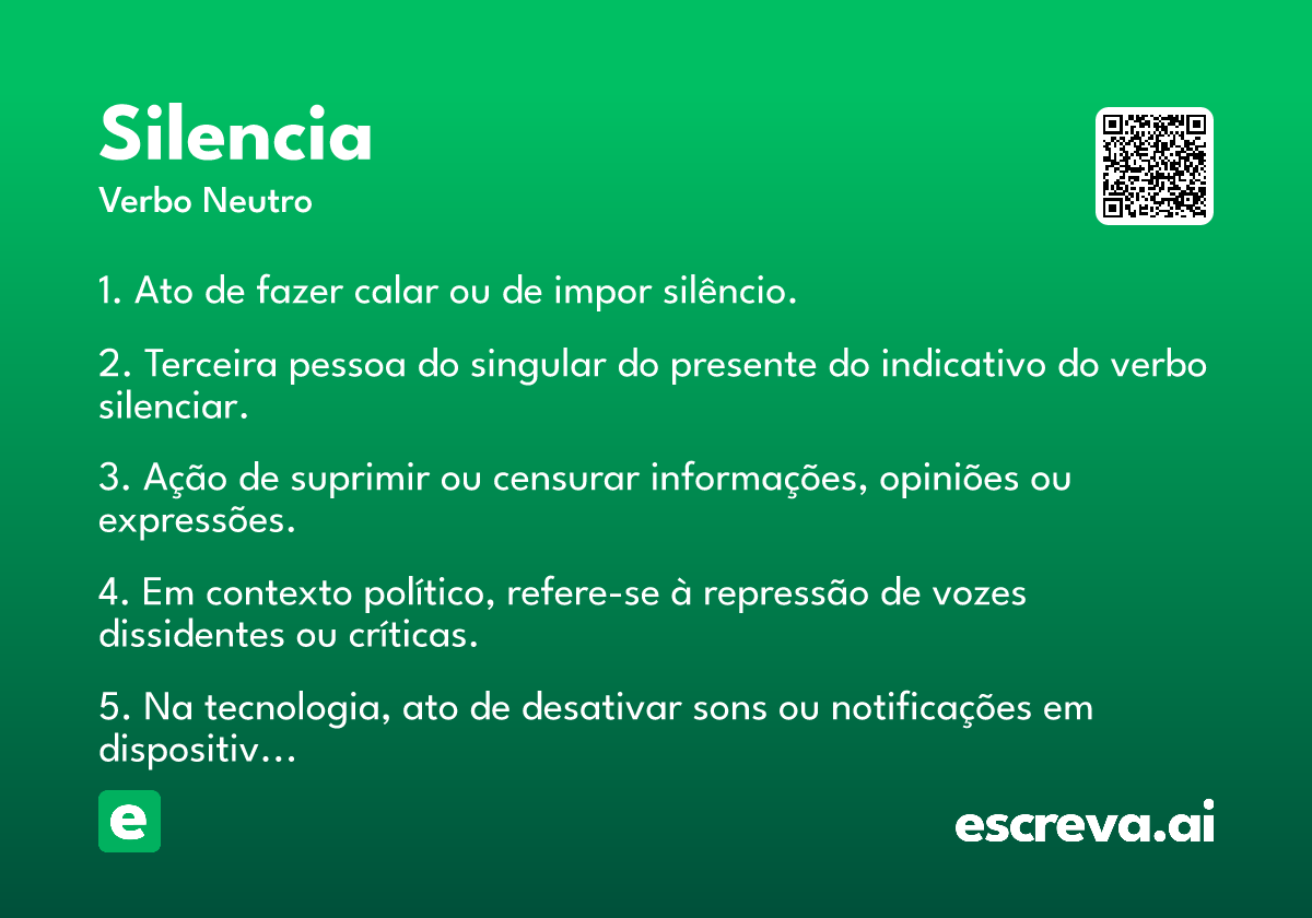 silencia