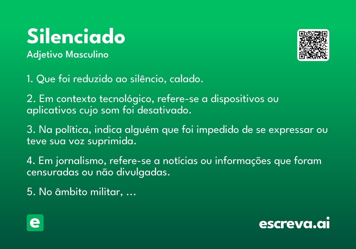 silenciado