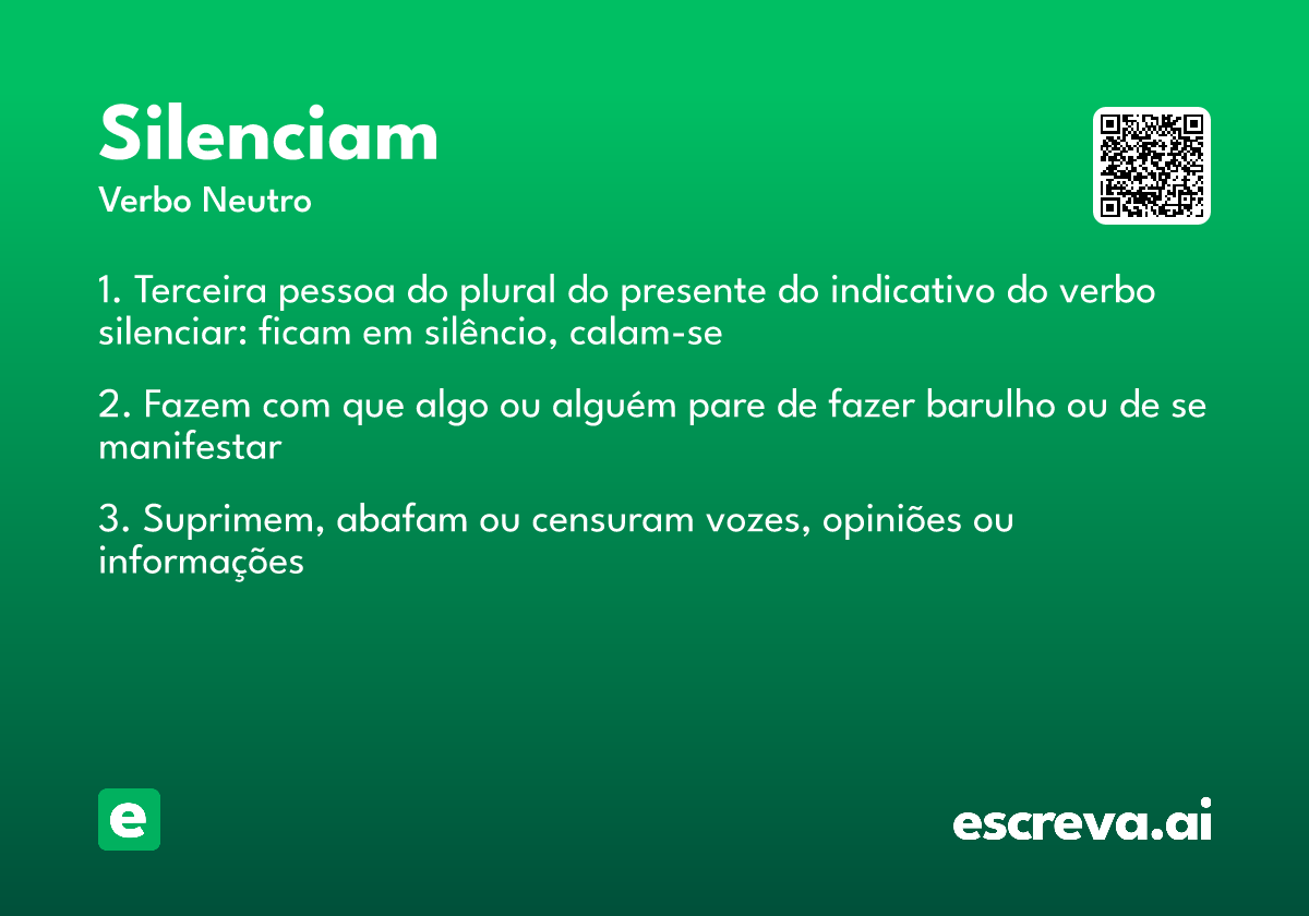 silenciam