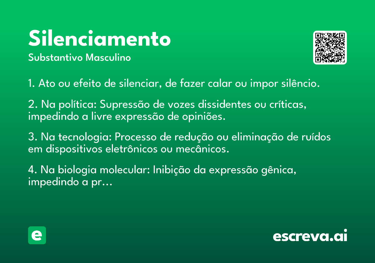 silenciamento