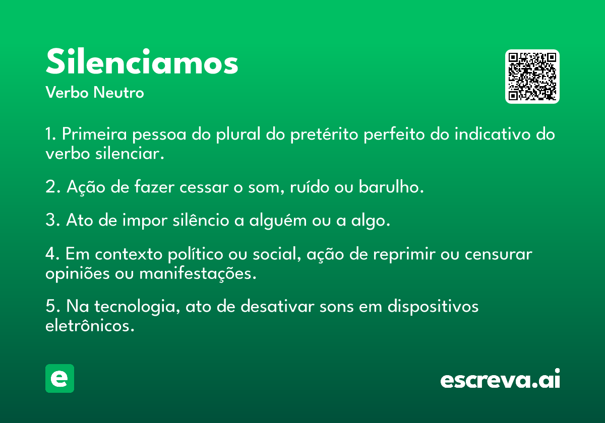 silenciamos