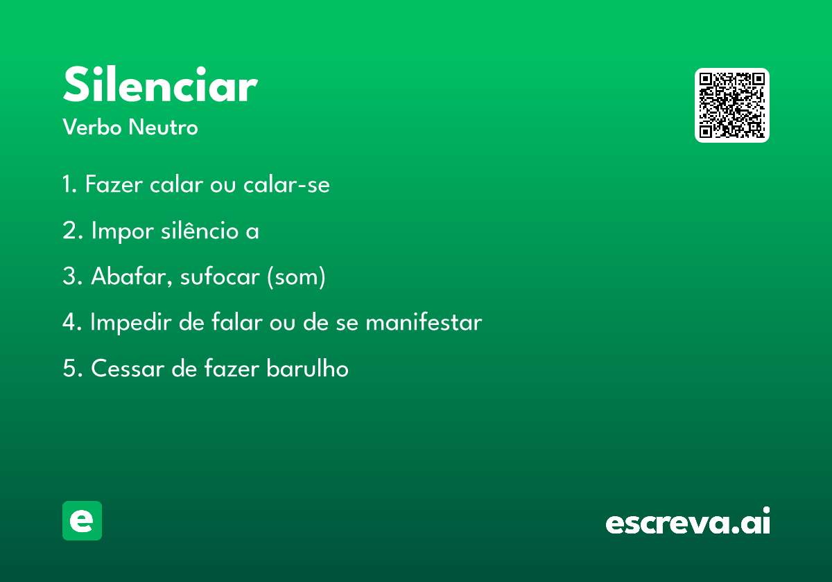 silenciar