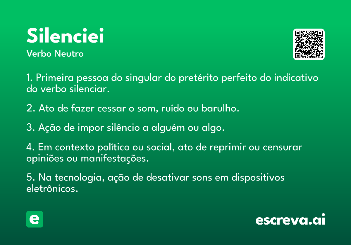 silenciei