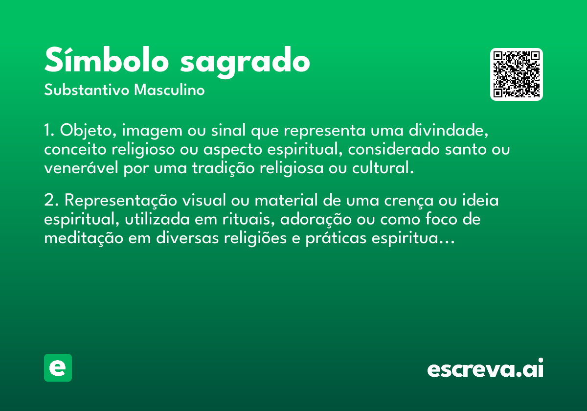 símbolo sagrado