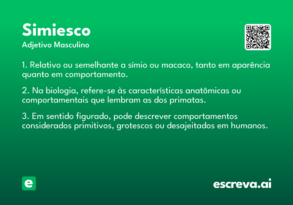 simiesco