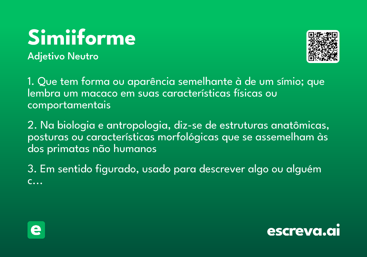 simiiforme