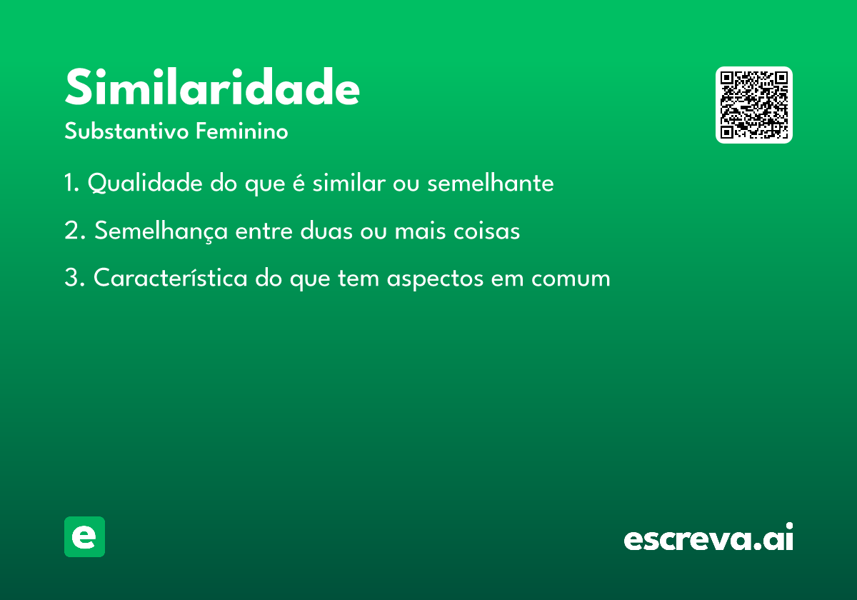 similaridade