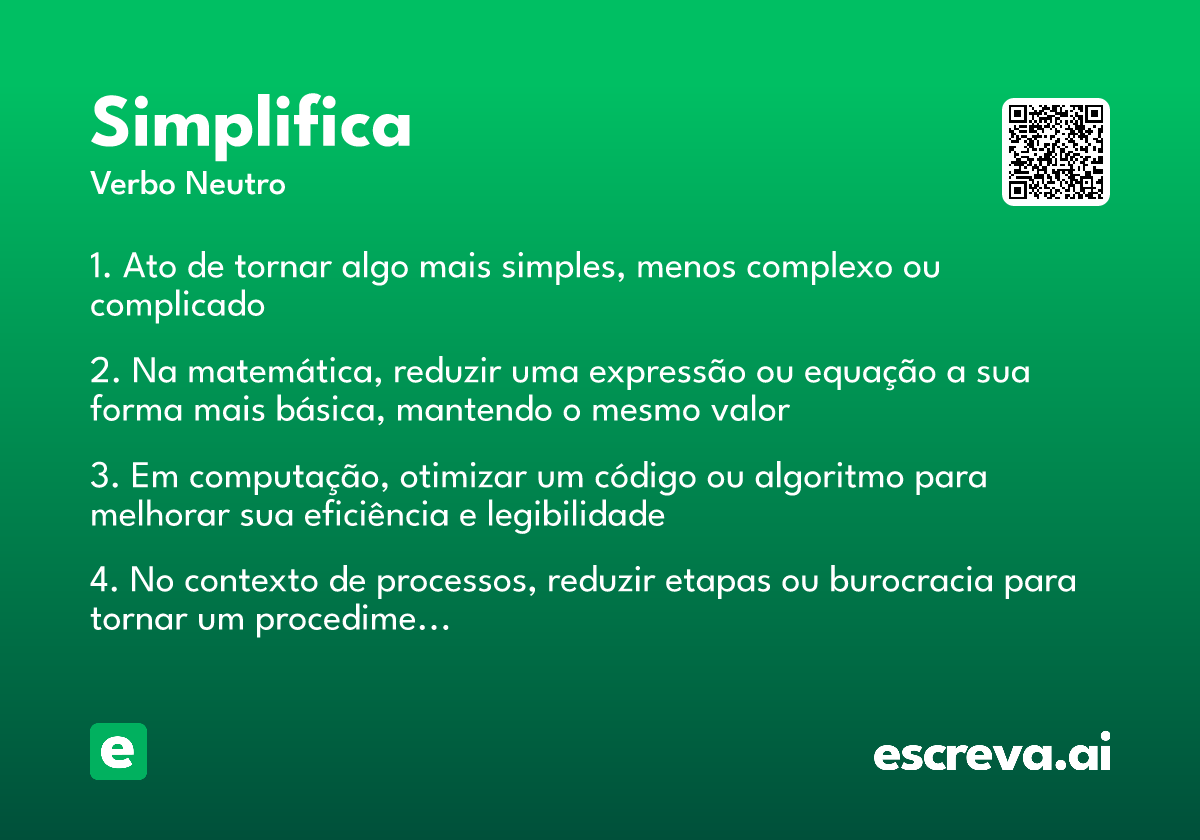 simplifica
