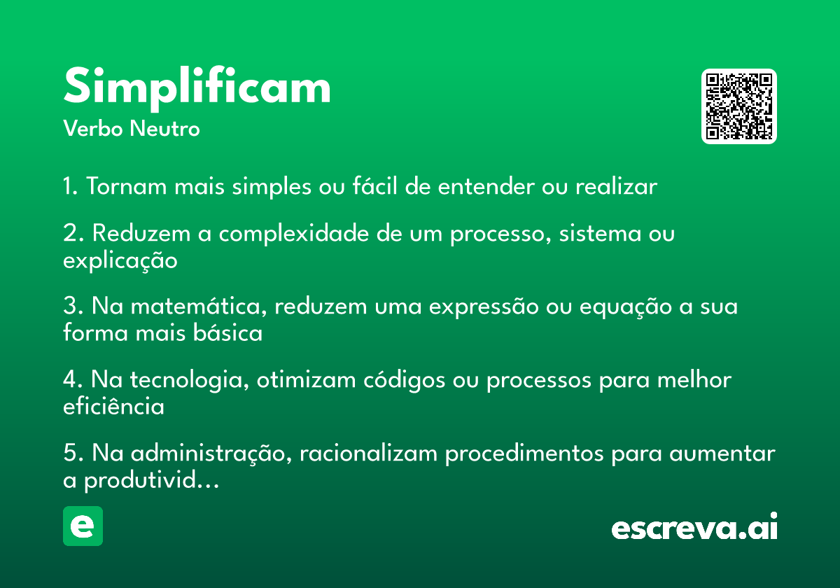 simplificam