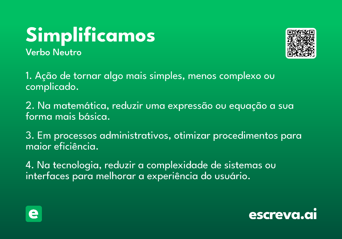 simplificamos