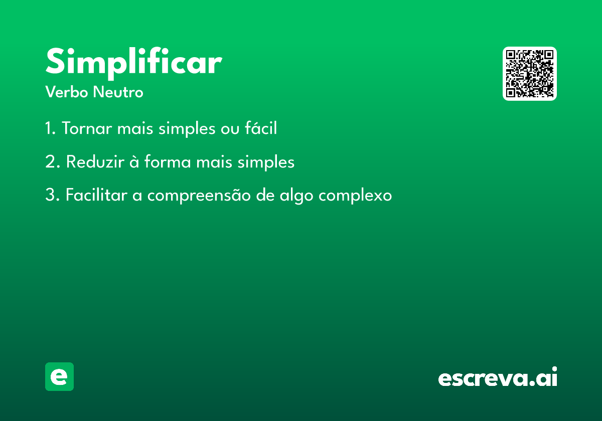 simplificar