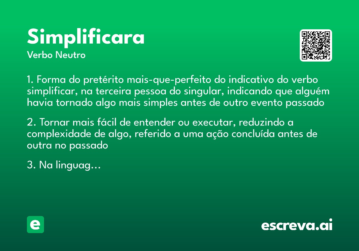 simplificara