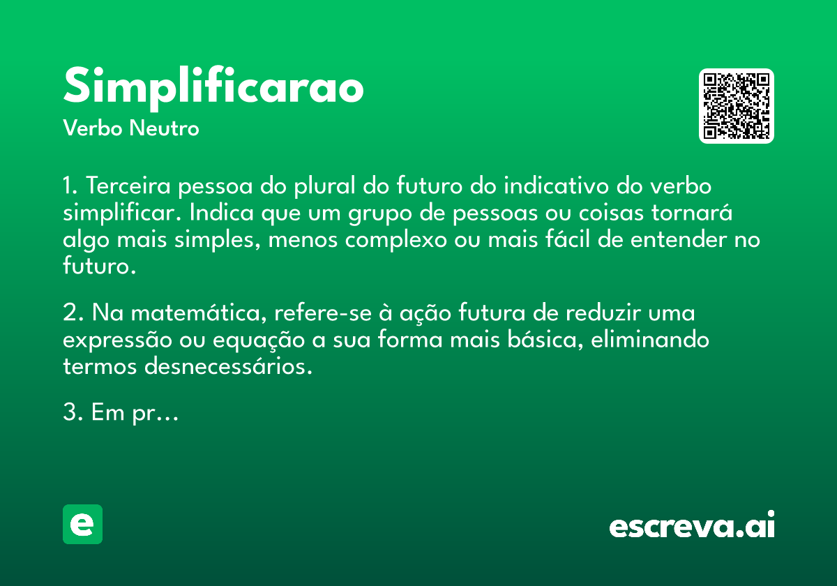 simplificarao