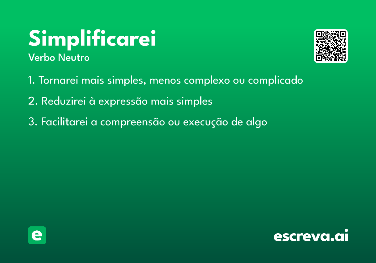 simplificarei
