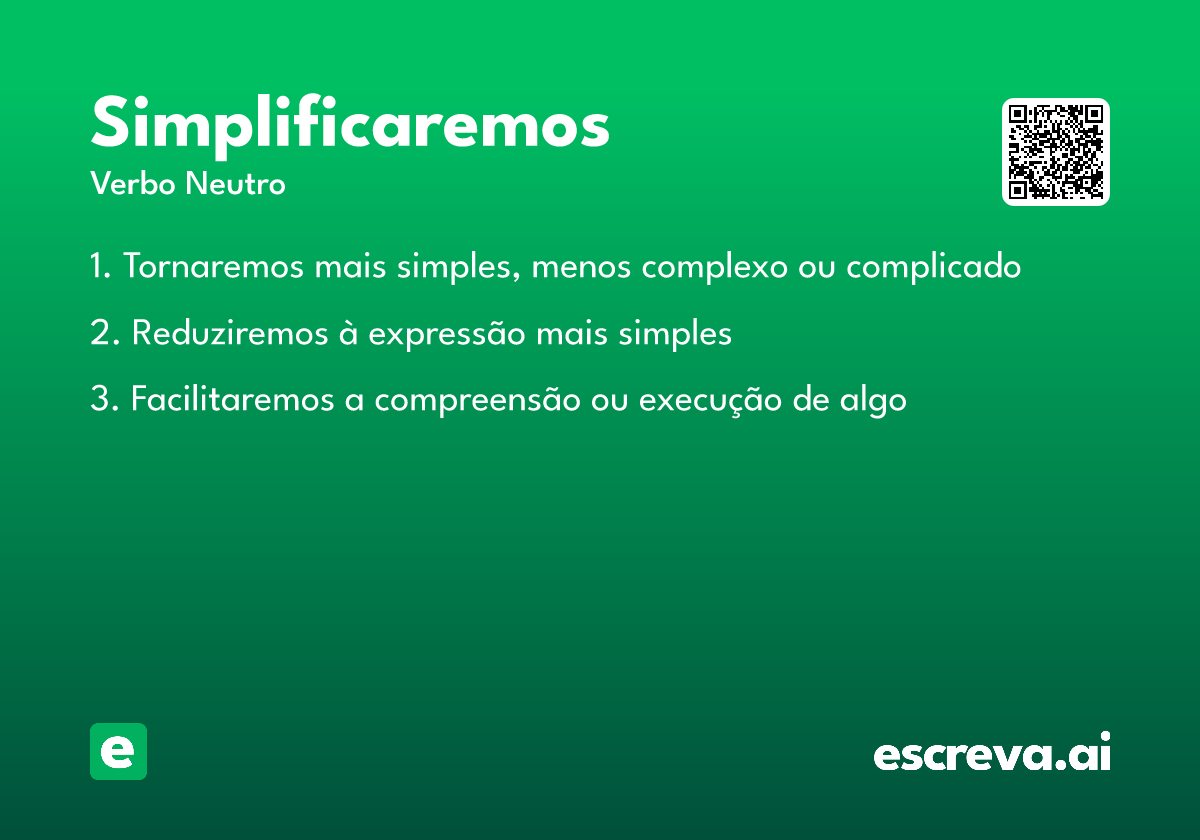 simplificaremos