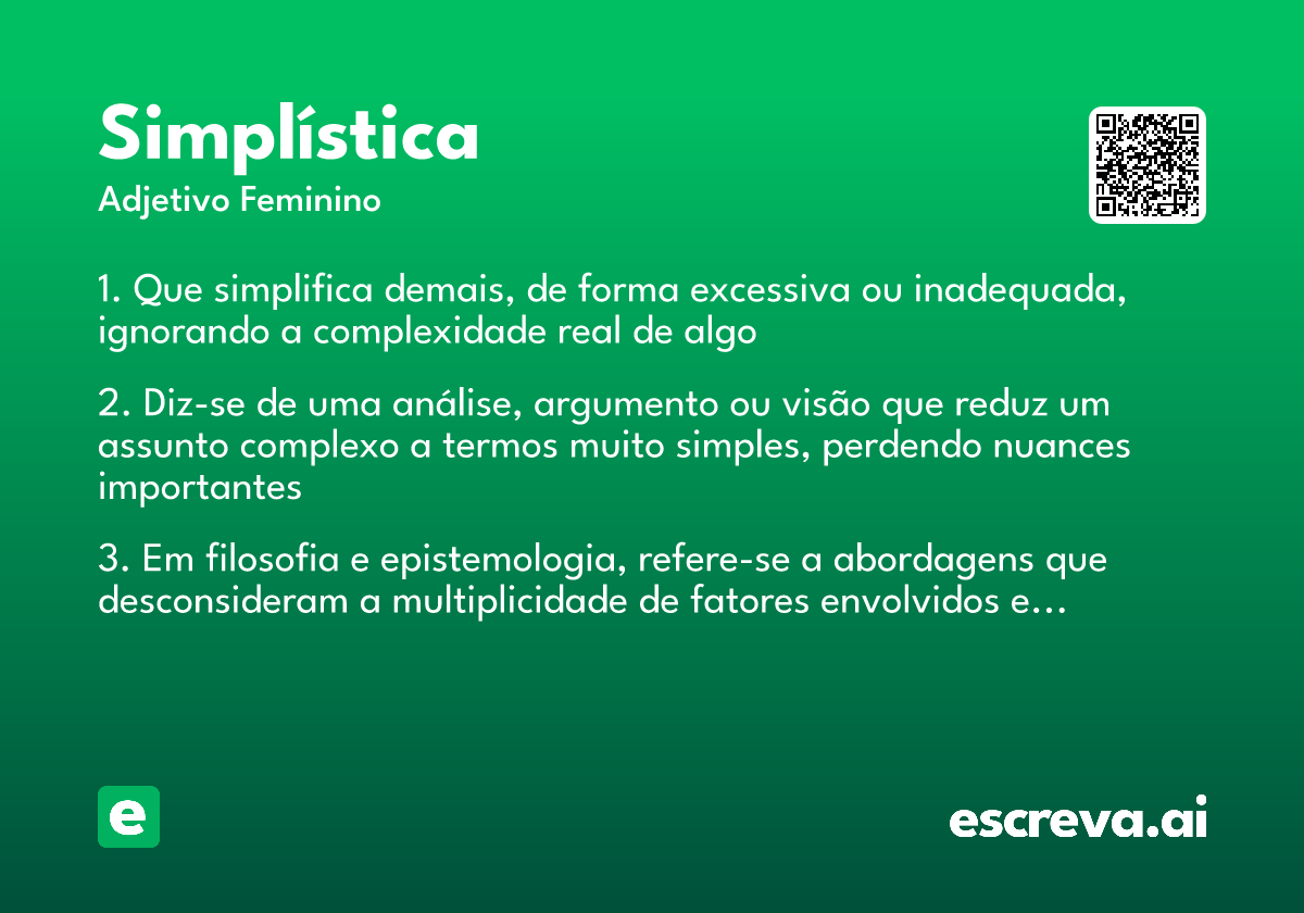 simplística