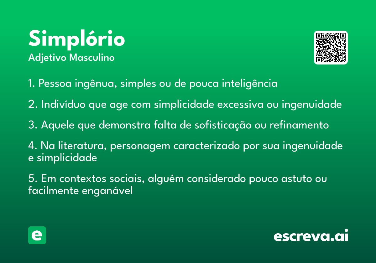 simplório