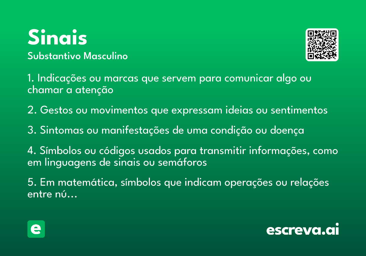 sinais