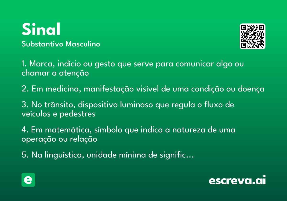 sinal