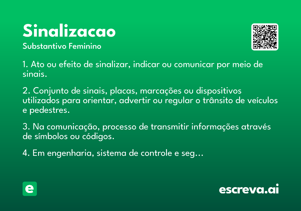 sinalizacao