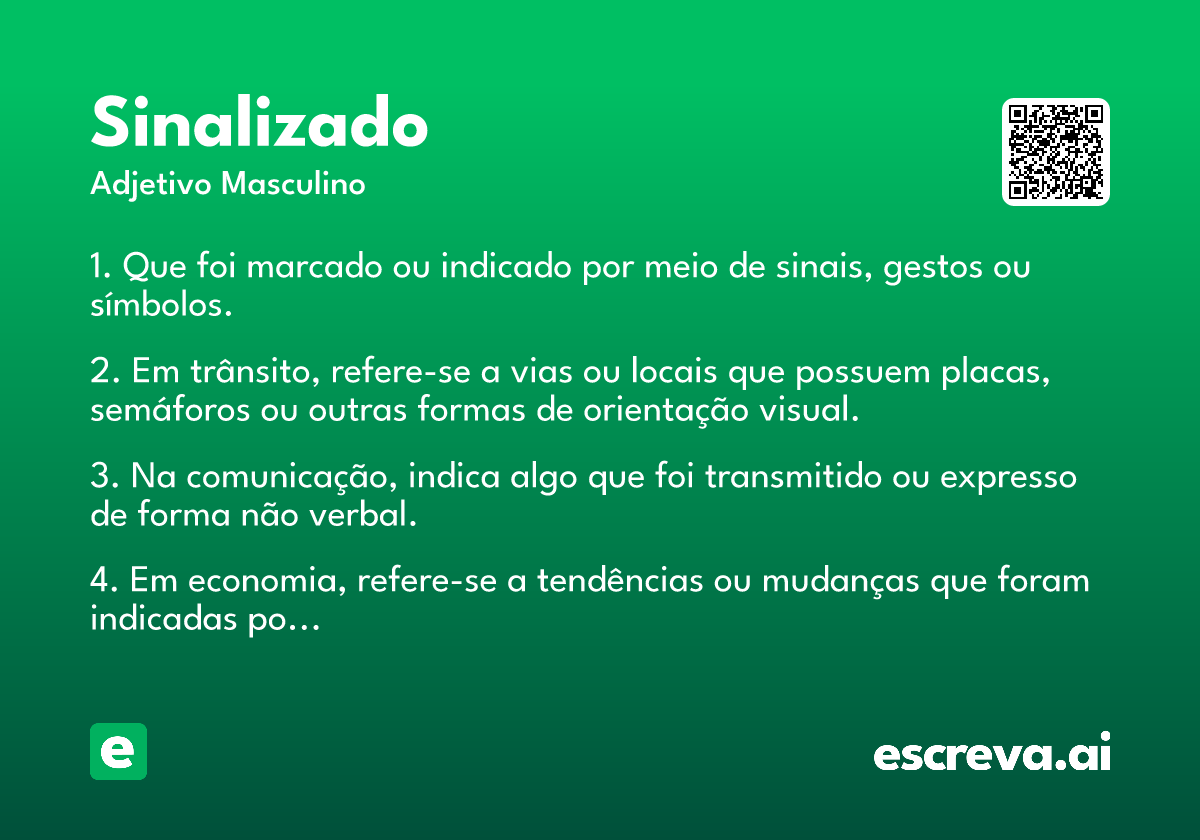 sinalizado