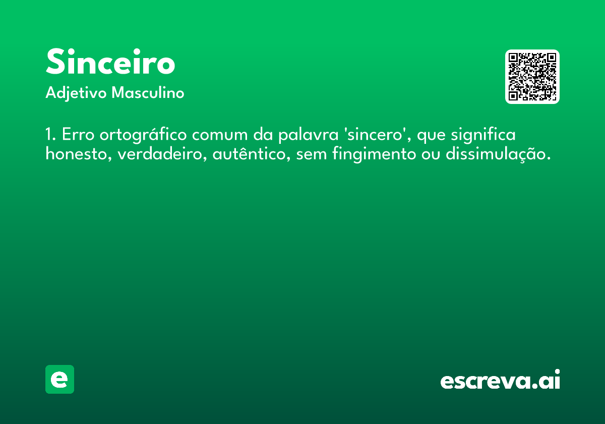 sinceiro