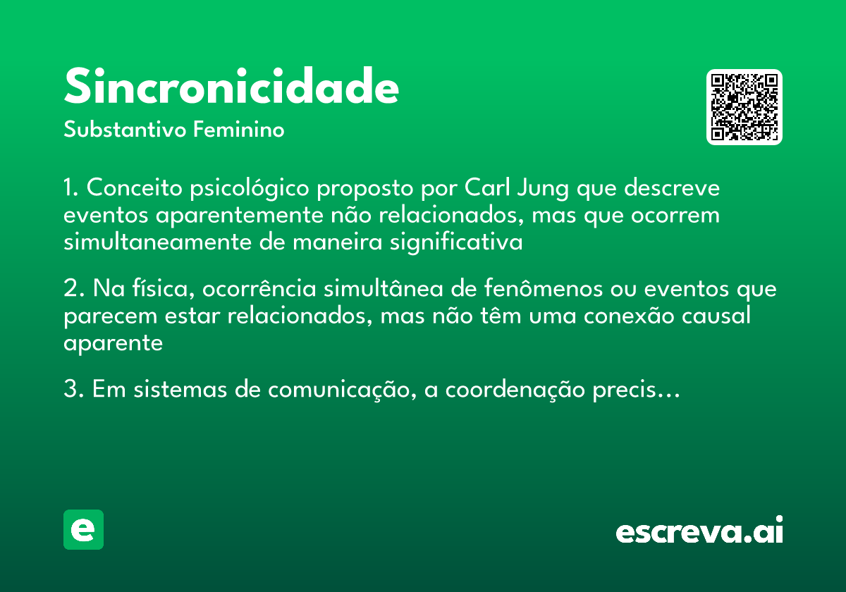 sincronicidade