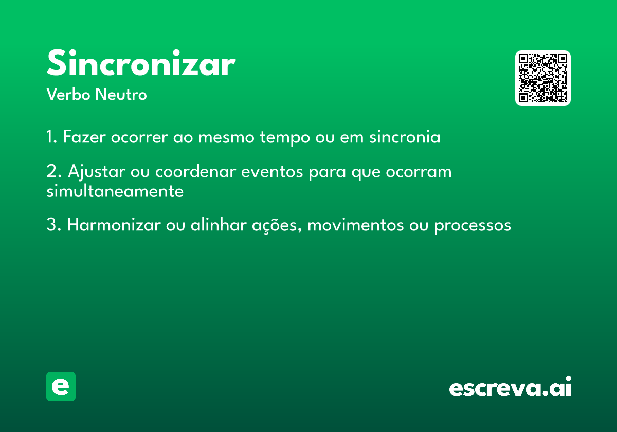 sincronizar