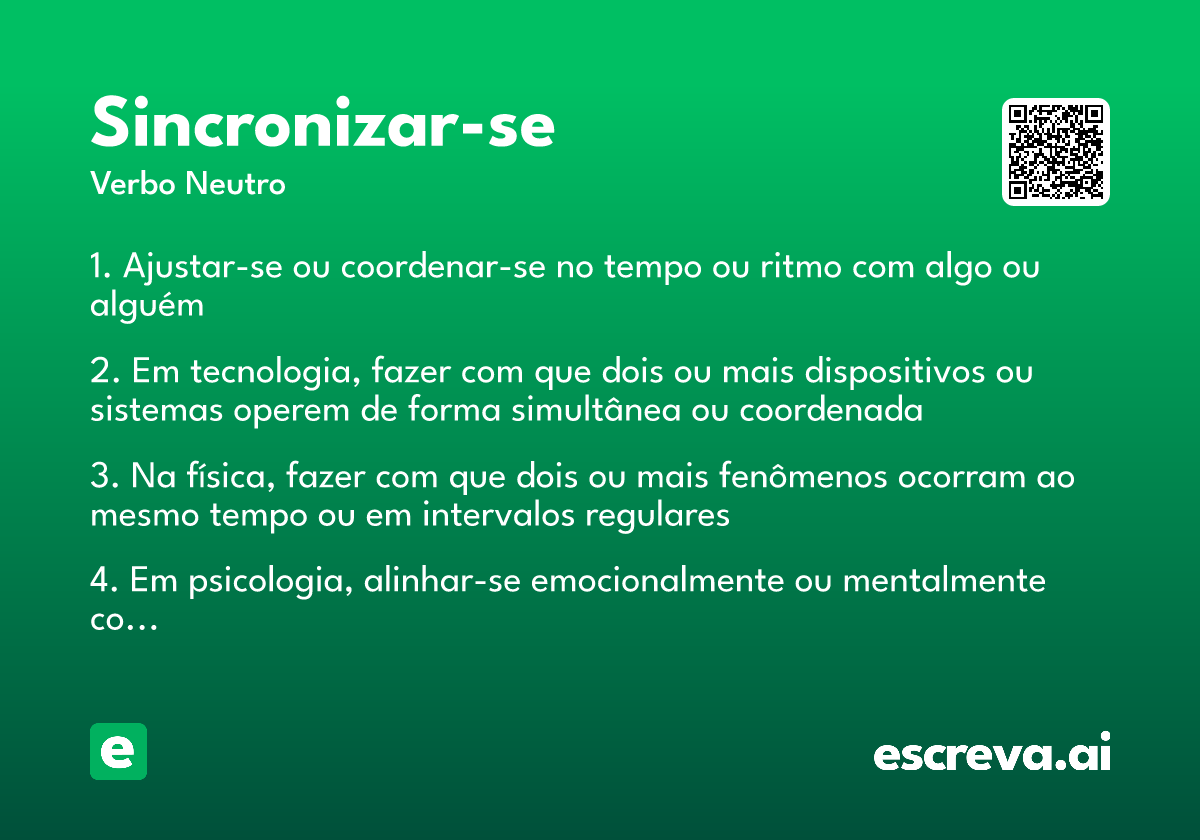 sincronizar-se