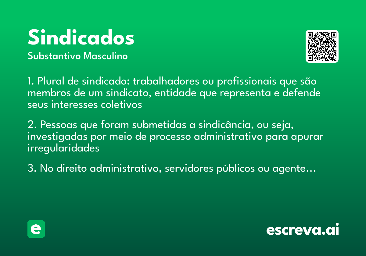 sindicados