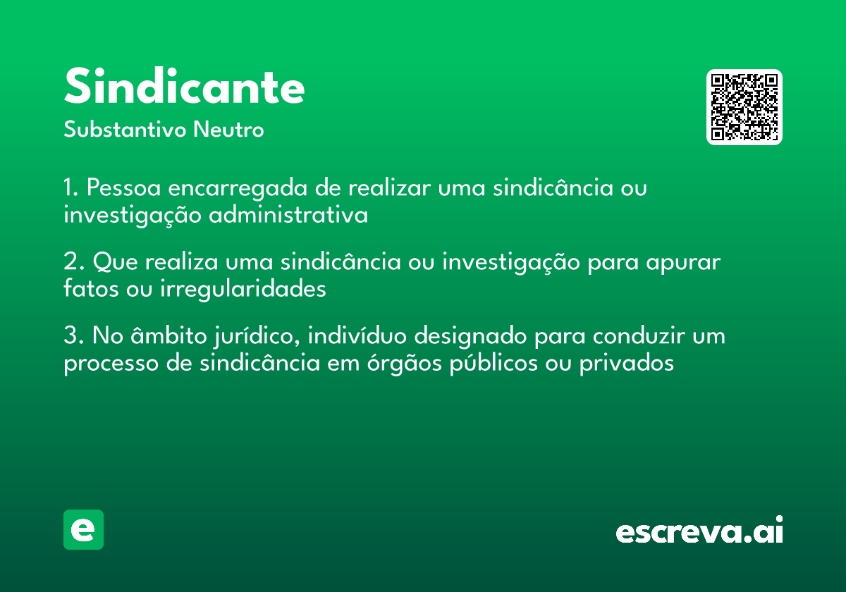 sindicante