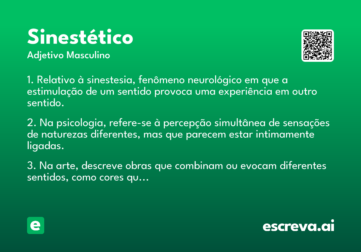 sinestético