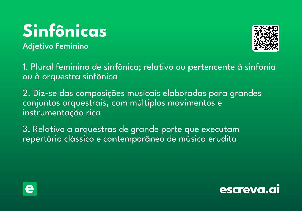 sinfônicas