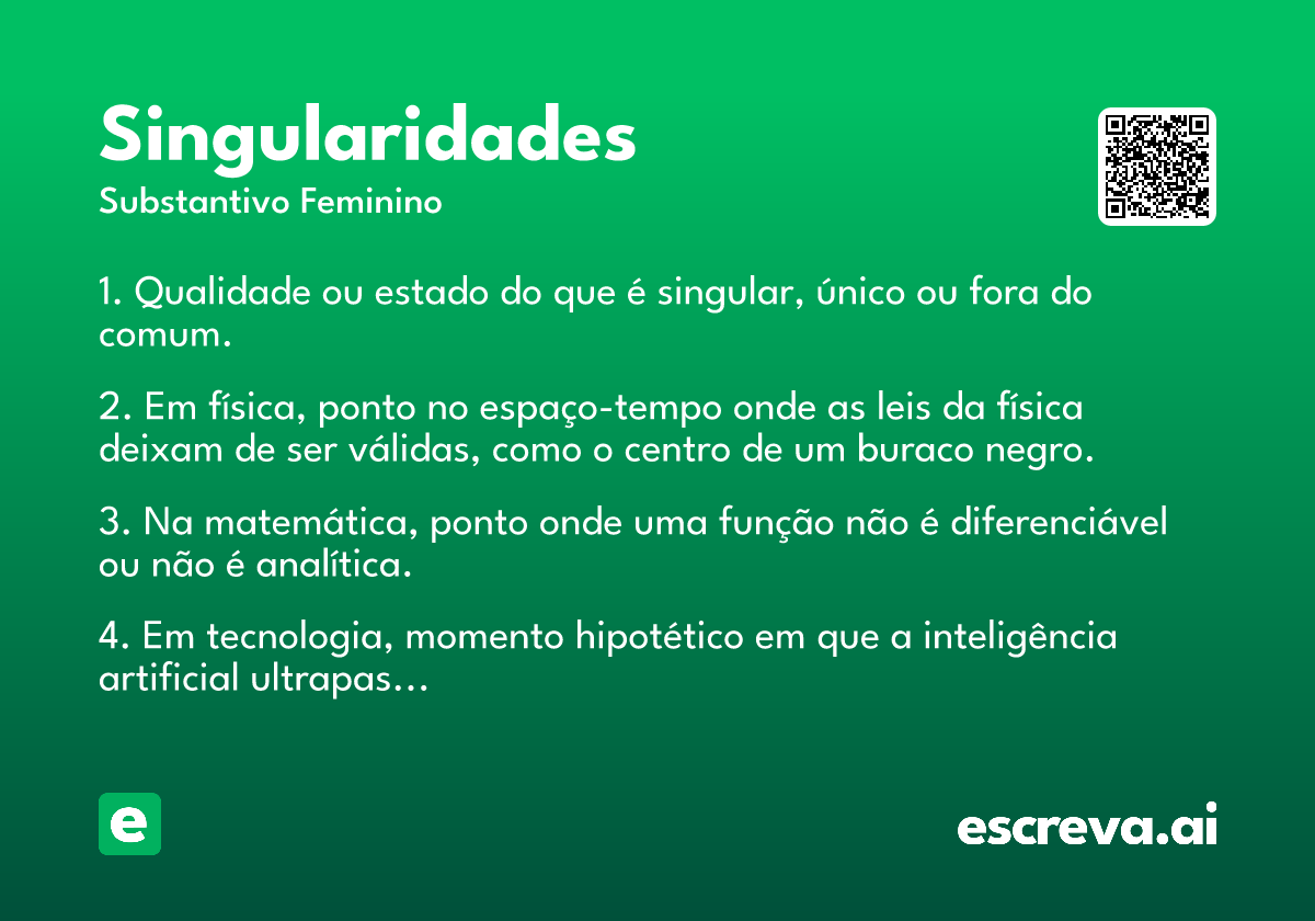 singularidades