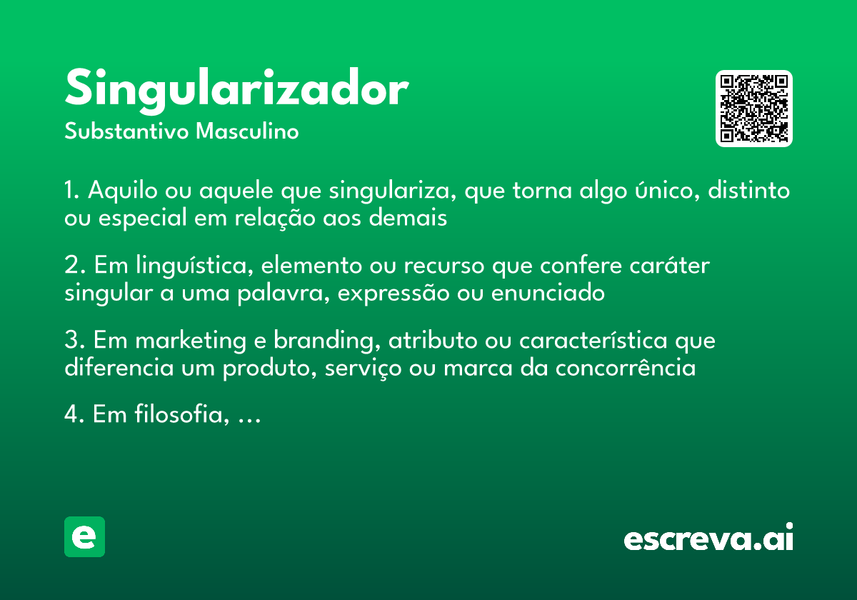 singularizador