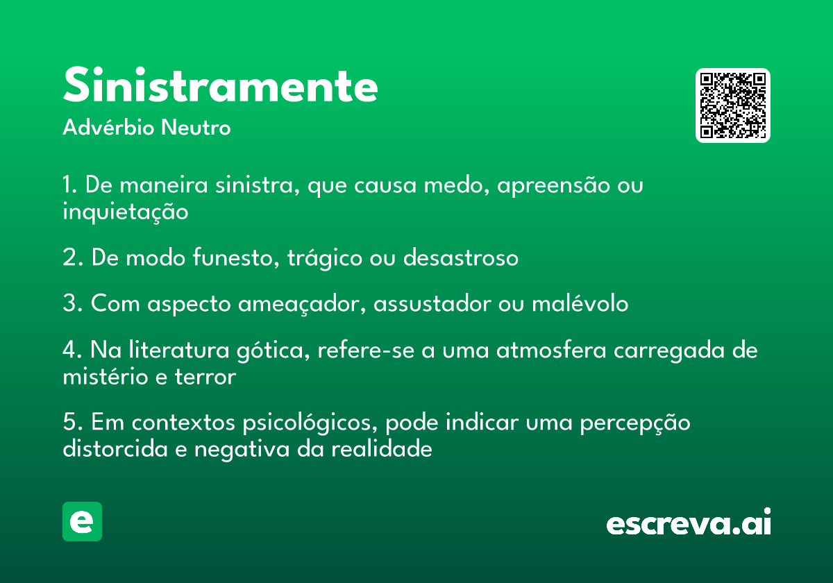 sinistramente