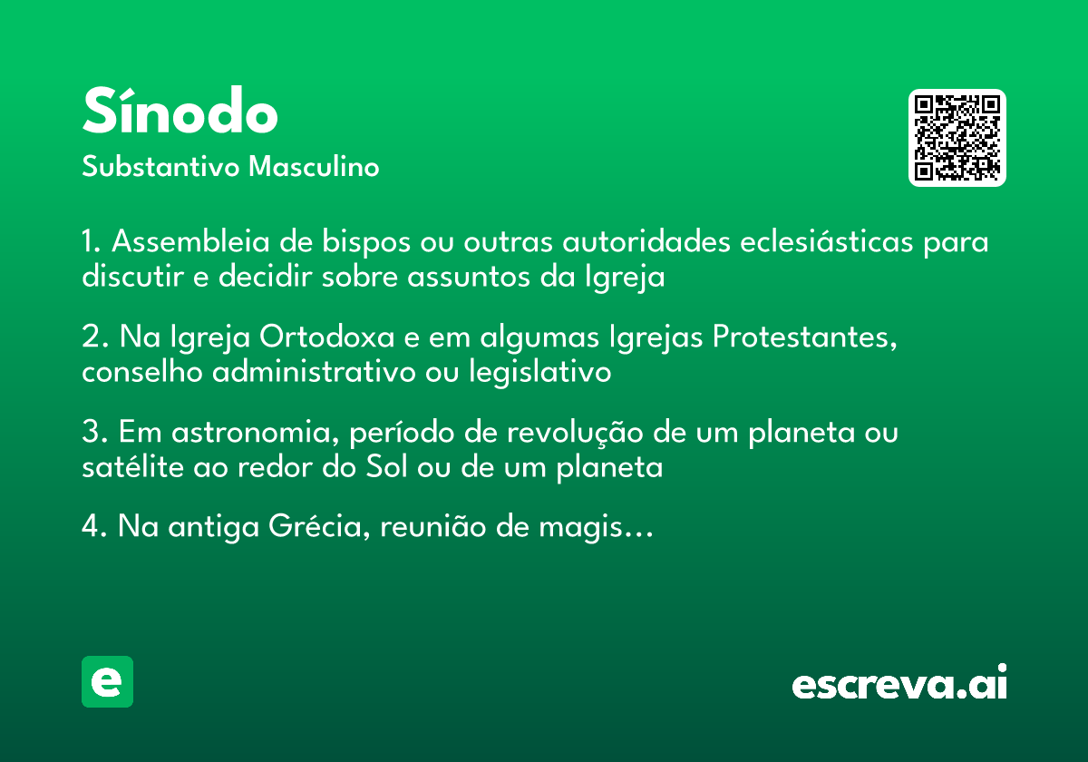 sínodo