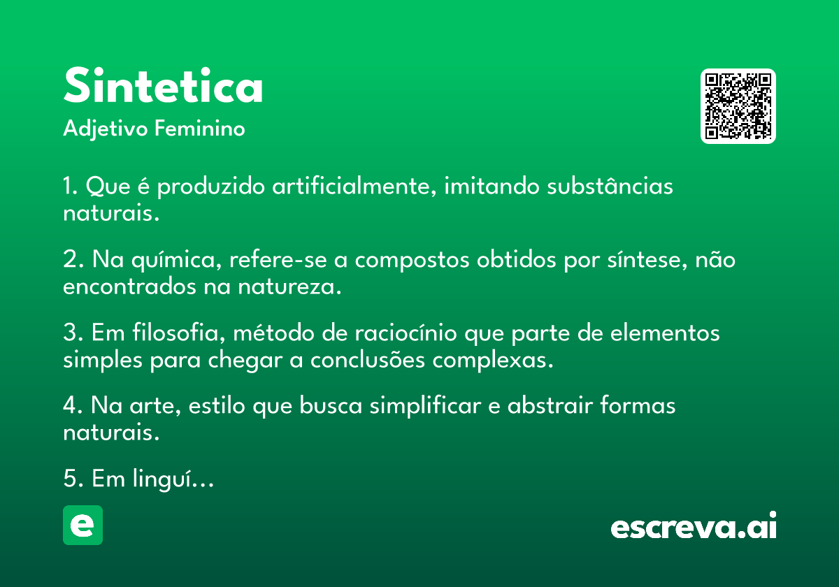 sintetica