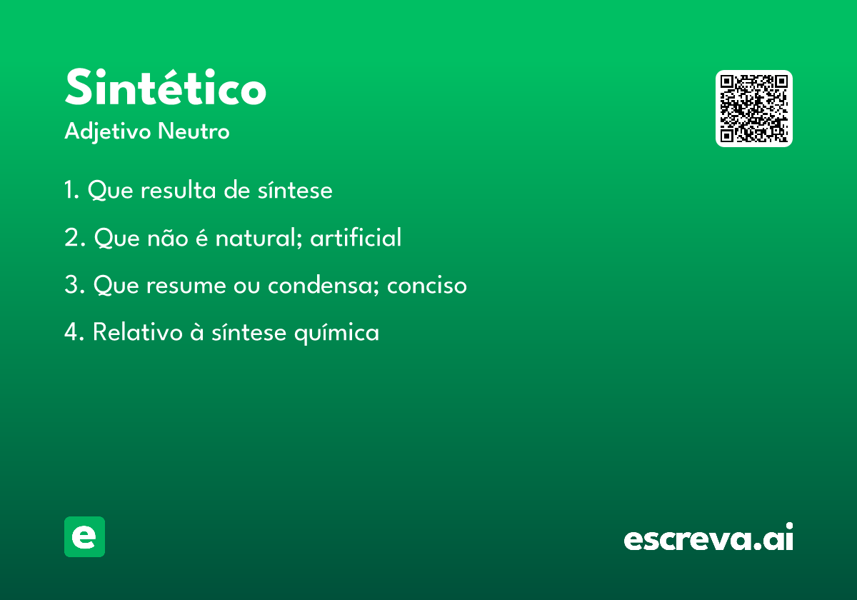 sintético