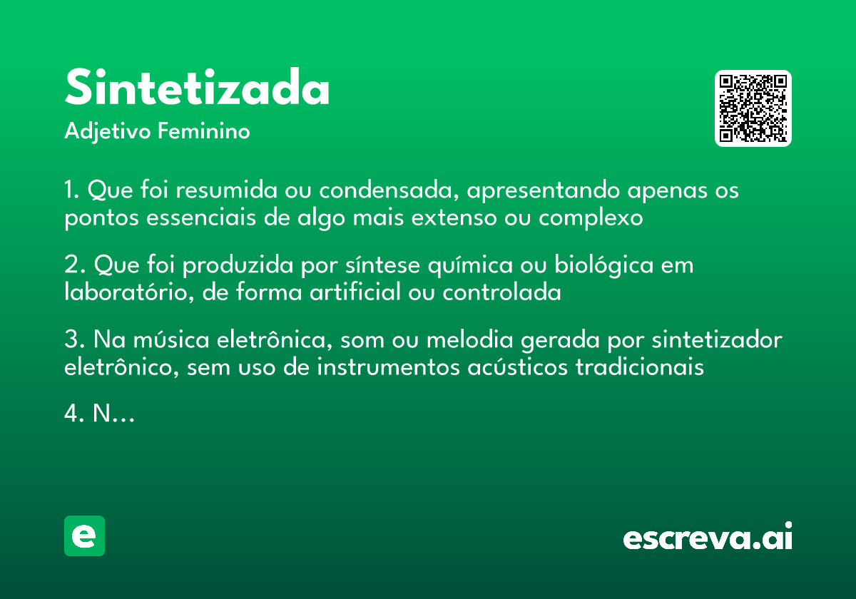 sintetizada
