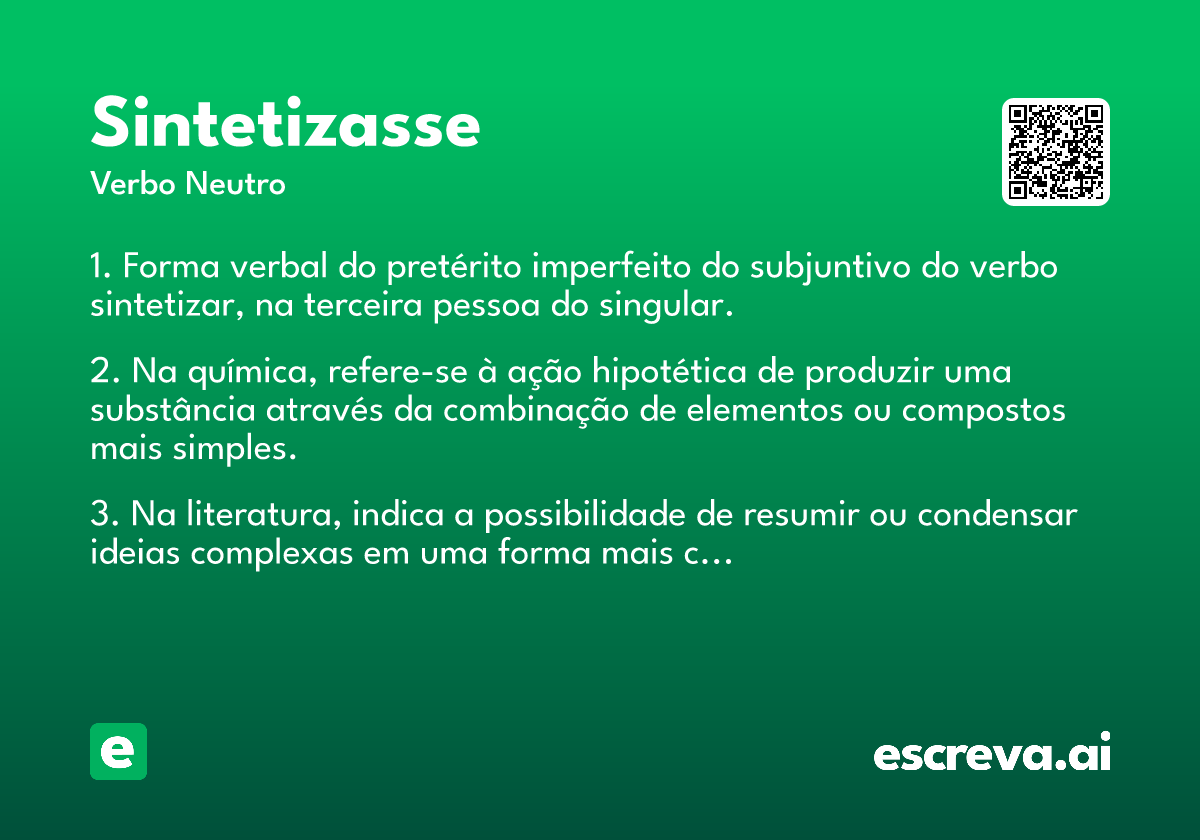 sintetizasse