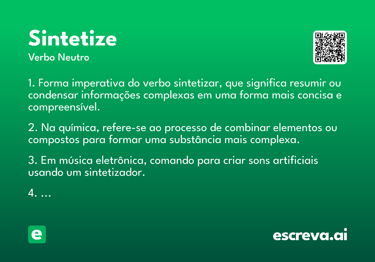 sintetize