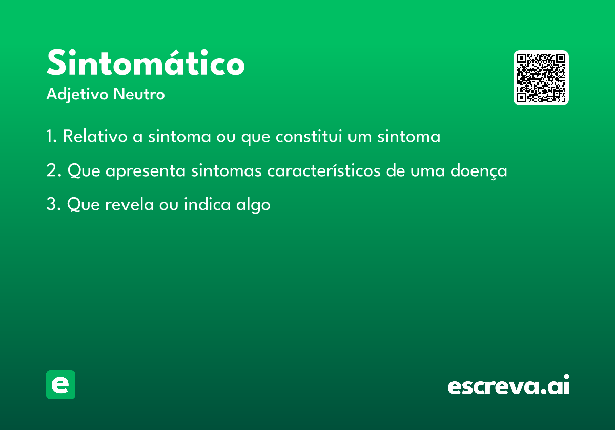 sintomático