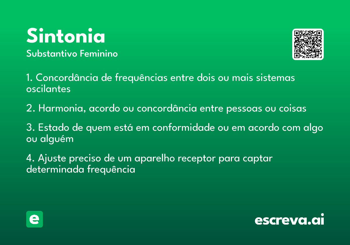 sintonia