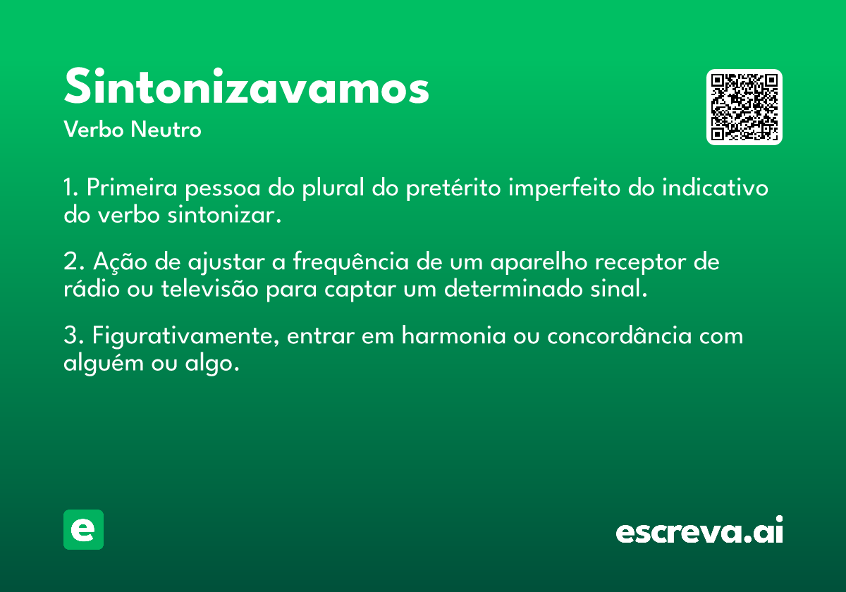 sintonizavamos